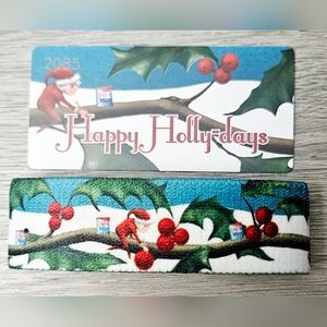 ZOX "HAPPY HOLLY-DAYS" #2085 MEDIUM ELF CHRISTMAS STITCH COLLECTIBLE WRISTBAND